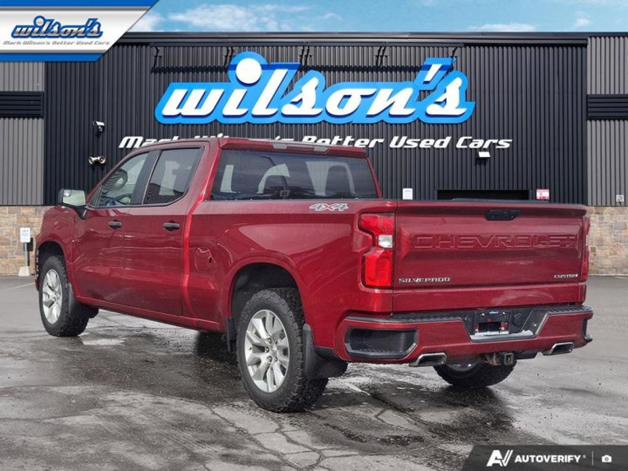 2021 Chevrolet Silverado 1500 Custom Crew 4X4 | 5.3L | Trailer Brake Control | Auto Locking Rear Diff | CarPlay + Android and More Photo2