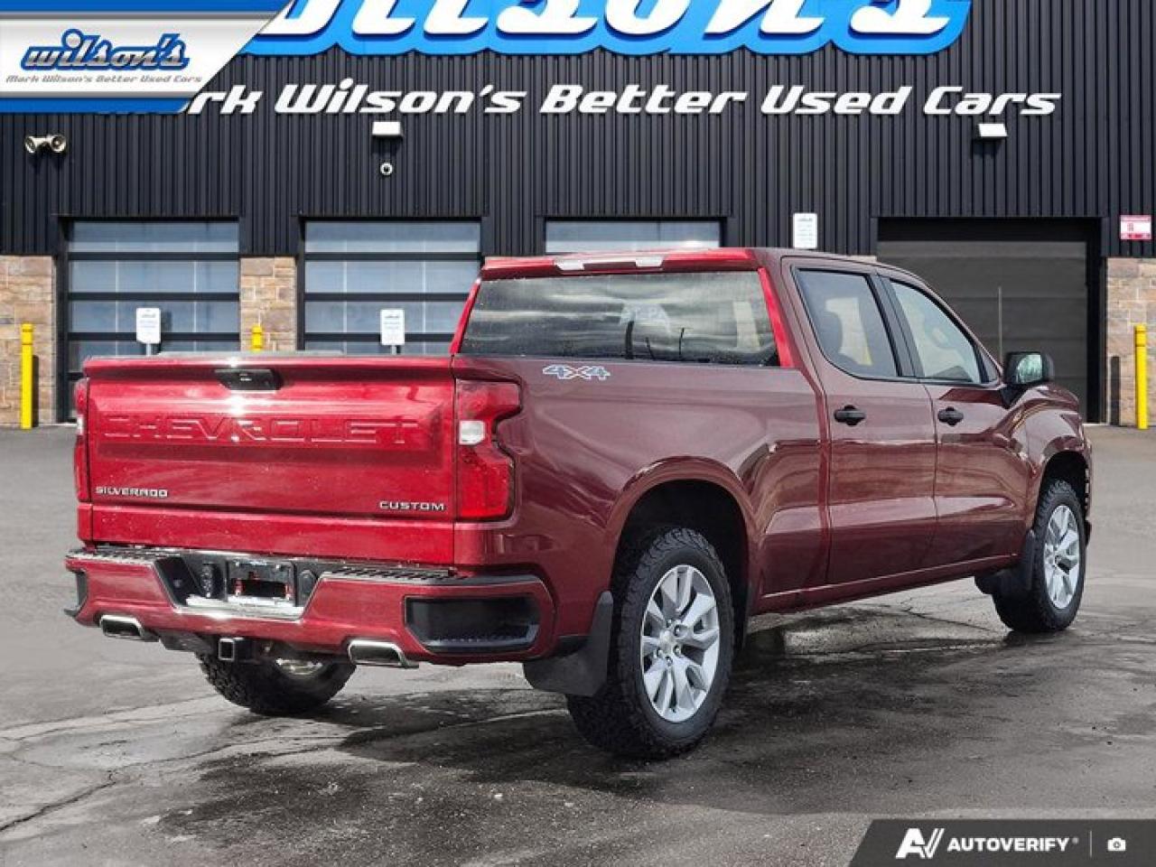 2021 Chevrolet Silverado 1500 Custom Crew 4X4 | 5.3L | Trailer Brake Control | Auto Locking Rear Diff | CarPlay + Android and More Photo4