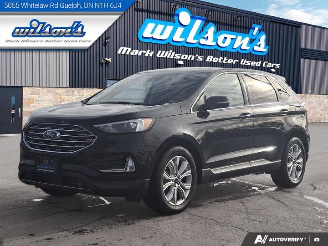 Used 2023 Ford Edge Titanium AWD | Leather | Pano Roof | Heated Wheel + Seats | CarPlay + Android | and More ! for sale in Guelph, ON