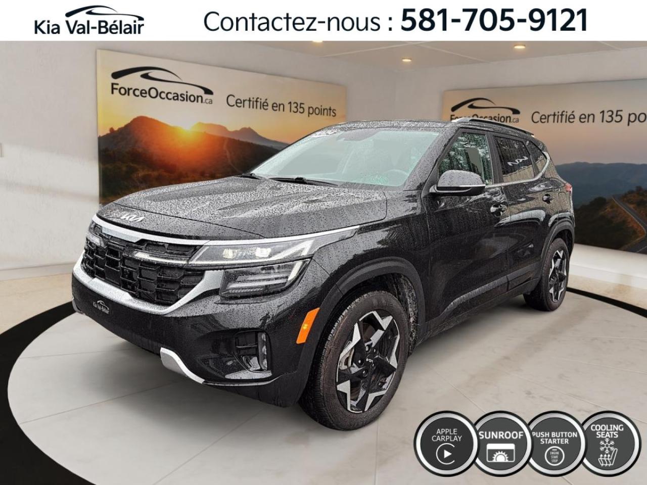 Used 2024 Kia Seltos EX *AWD *TOIT *CUIR *CAMERA *CARPLAY *SIEGES CHAUFF for sale in Québec, QC