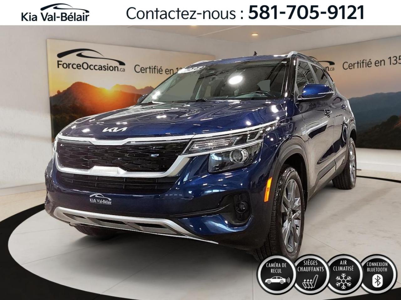 Used 2022 Kia Seltos EX *AWD *TOIT *CUIR *CAMERA *CARPLAY *SIEGES/VOLANT CHAUFF for sale in Québec, QC