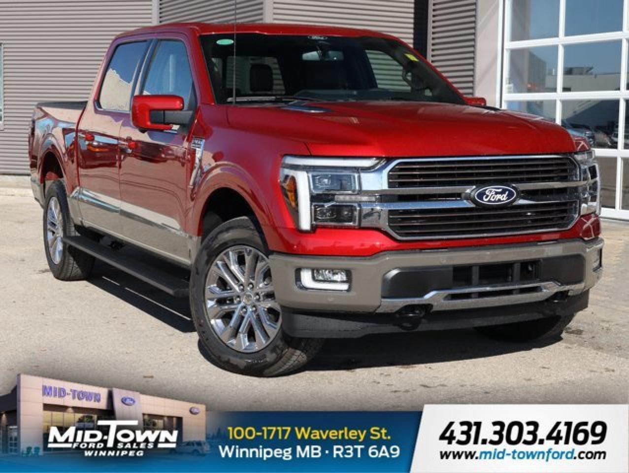 New 2025 Ford F-150 King Ranch | Adjustable Pedals | Remote Keyless Entry for sale in Winnipeg, MB