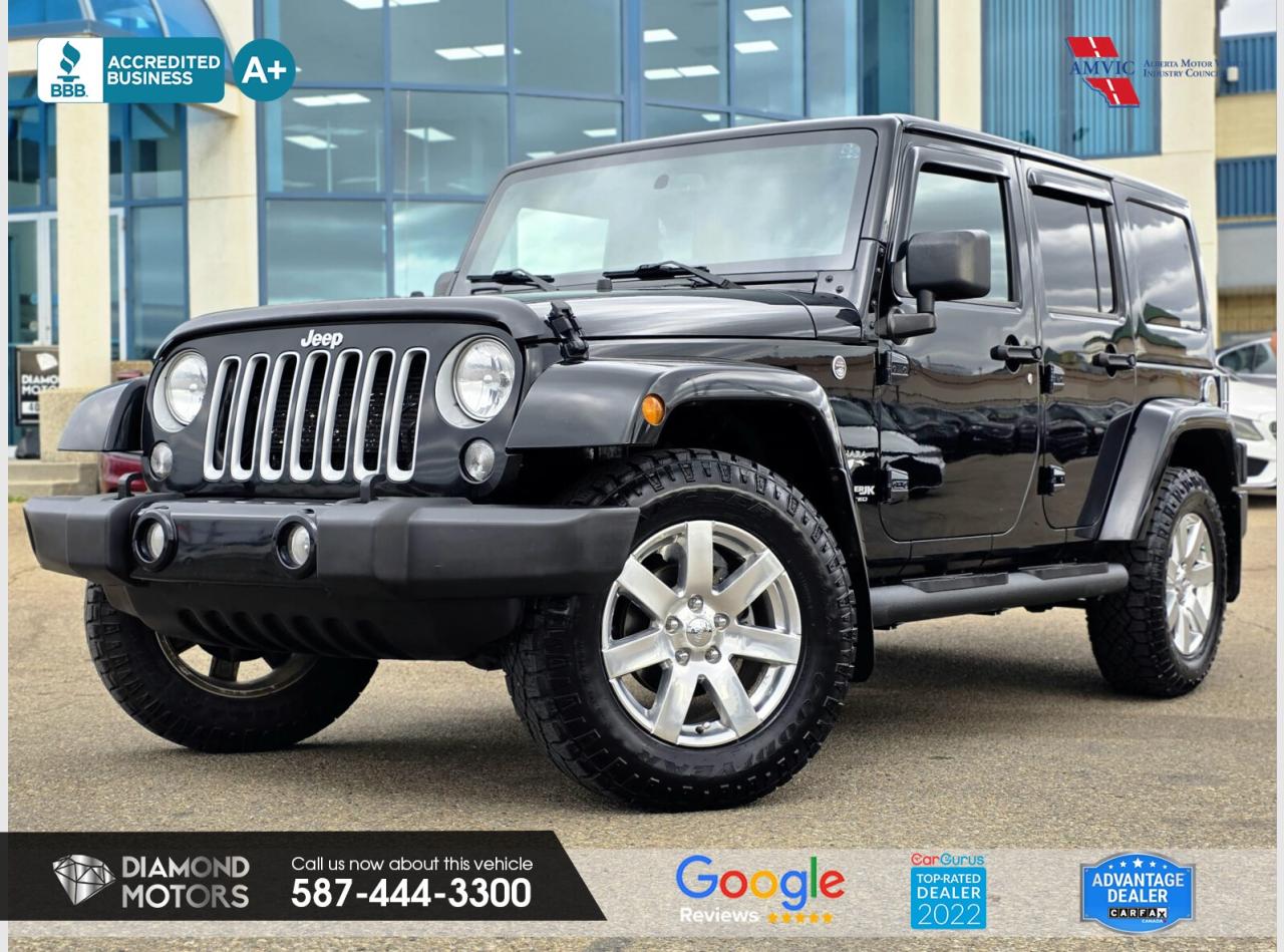 Used 2018 Jeep Wrangler JK Unlimited Sahara 4x4 for sale in Edmonton, AB