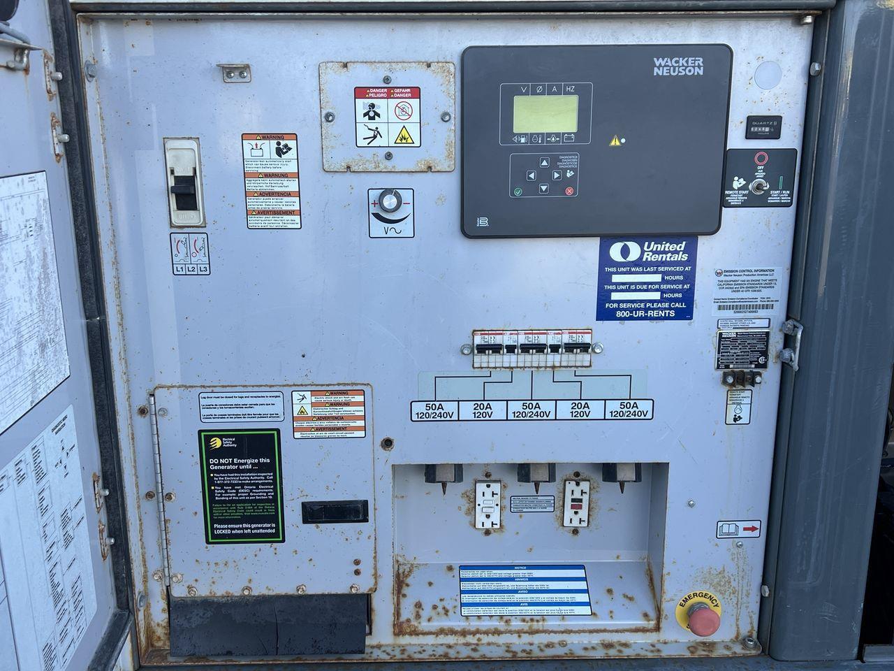 2014 TRITON TRAILERS GENERATOR 38KW - WACKER NEUSON G50 TOW BEHIND  GENERATOR Photo4