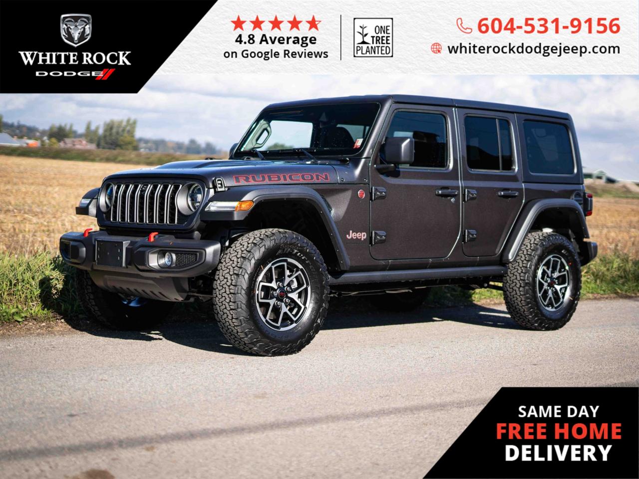New 2025 Jeep Wrangler RUBICON for sale in Surrey, BC