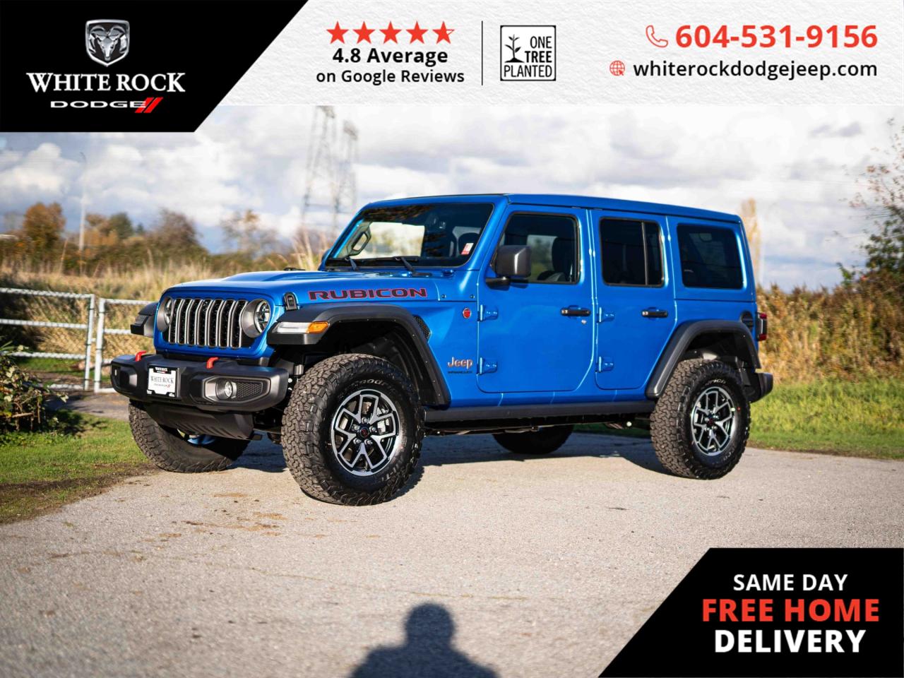 New 2025 Jeep Wrangler RUBICON for sale in Surrey, BC