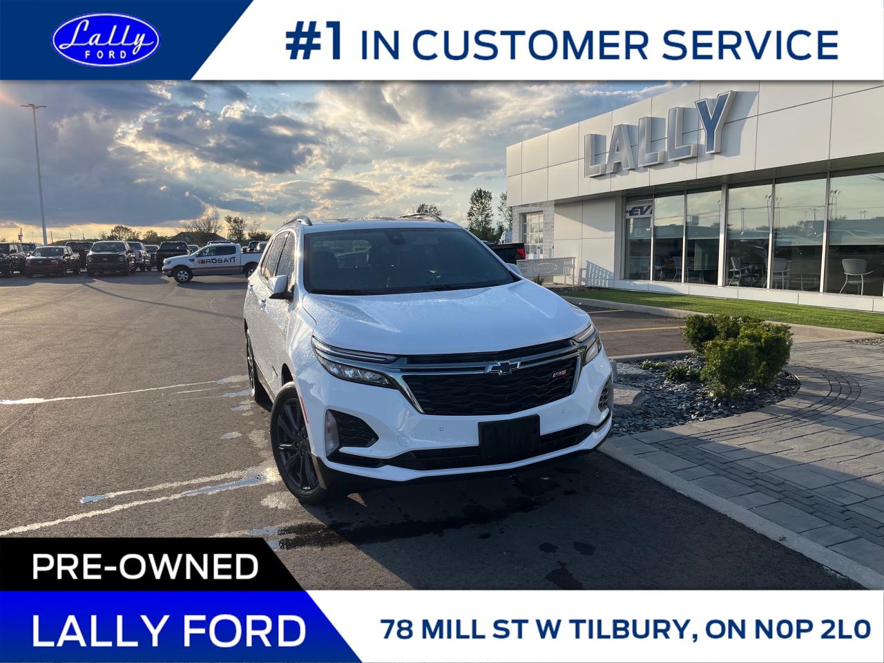 Used 2023 Chevrolet Equinox RS Mint, Local Trade! for sale in Tilbury, ON