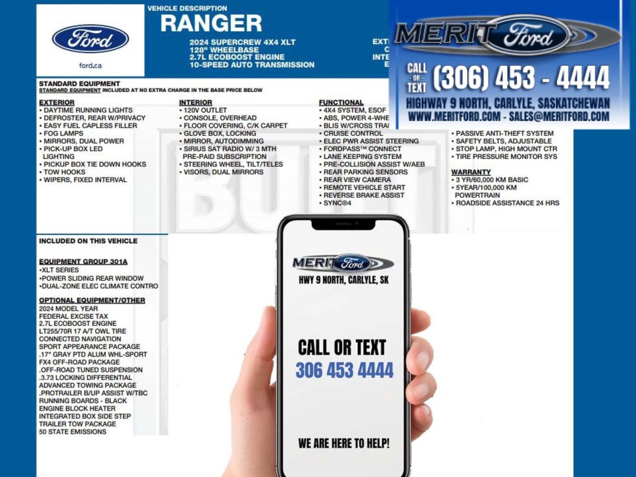 2024 Ford Ranger XLT FX4 Photo5