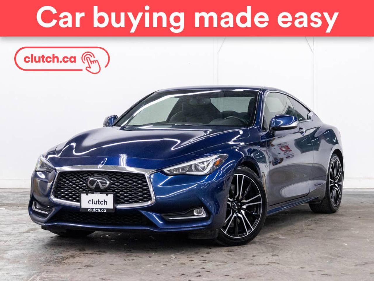 Used 2019 Infiniti Q60 Coupe 3.0t LUXE AWD w/ Heated Front Seats, Bluetooth, Rearview Cam for sale in Toronto, ON
