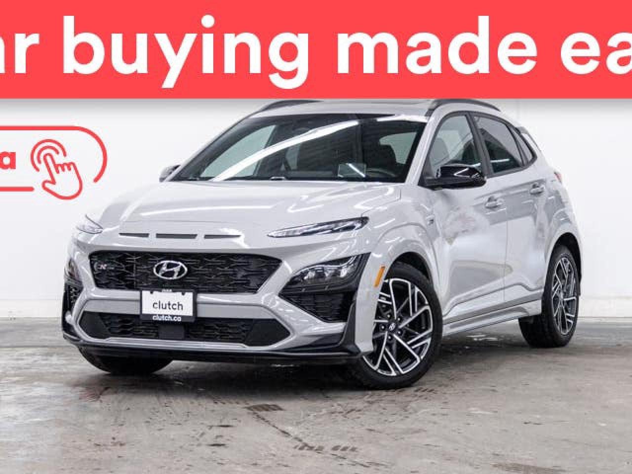 Used 2023 Hyundai KONA N Line AWD w/ Ultimate Pkg w/Apple CarPlay & Android Auto, Heated Front Seats, Backup Cam for sale in Toronto, ON