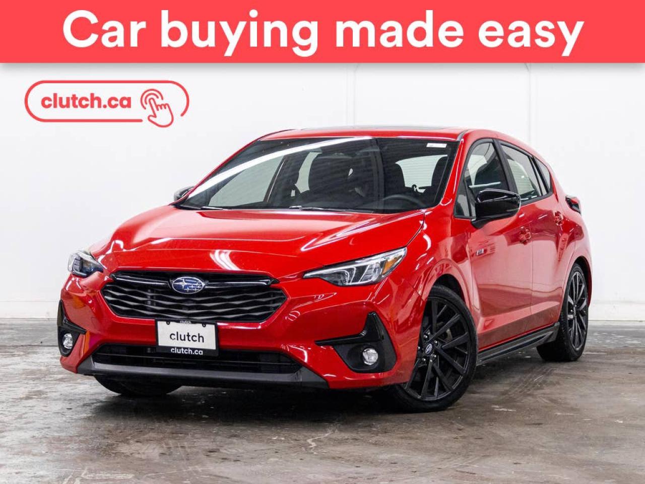 Used 2024 Subaru Impreza RS AWD w/ Apple CarPlay & Android Auto, Sunroof, Heated Steering Wheel for sale in Toronto, ON