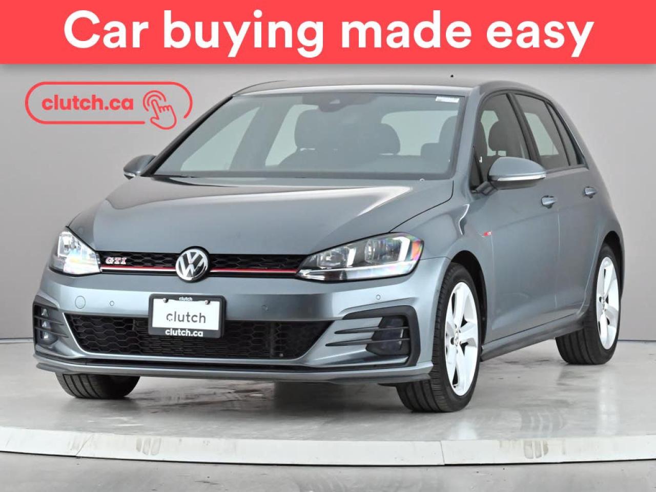 Used 2020 Volkswagen Golf GTI Base w/ Apple CarPlay, Heated Front Seats, Rearview Cam for sale in Toronto, ON