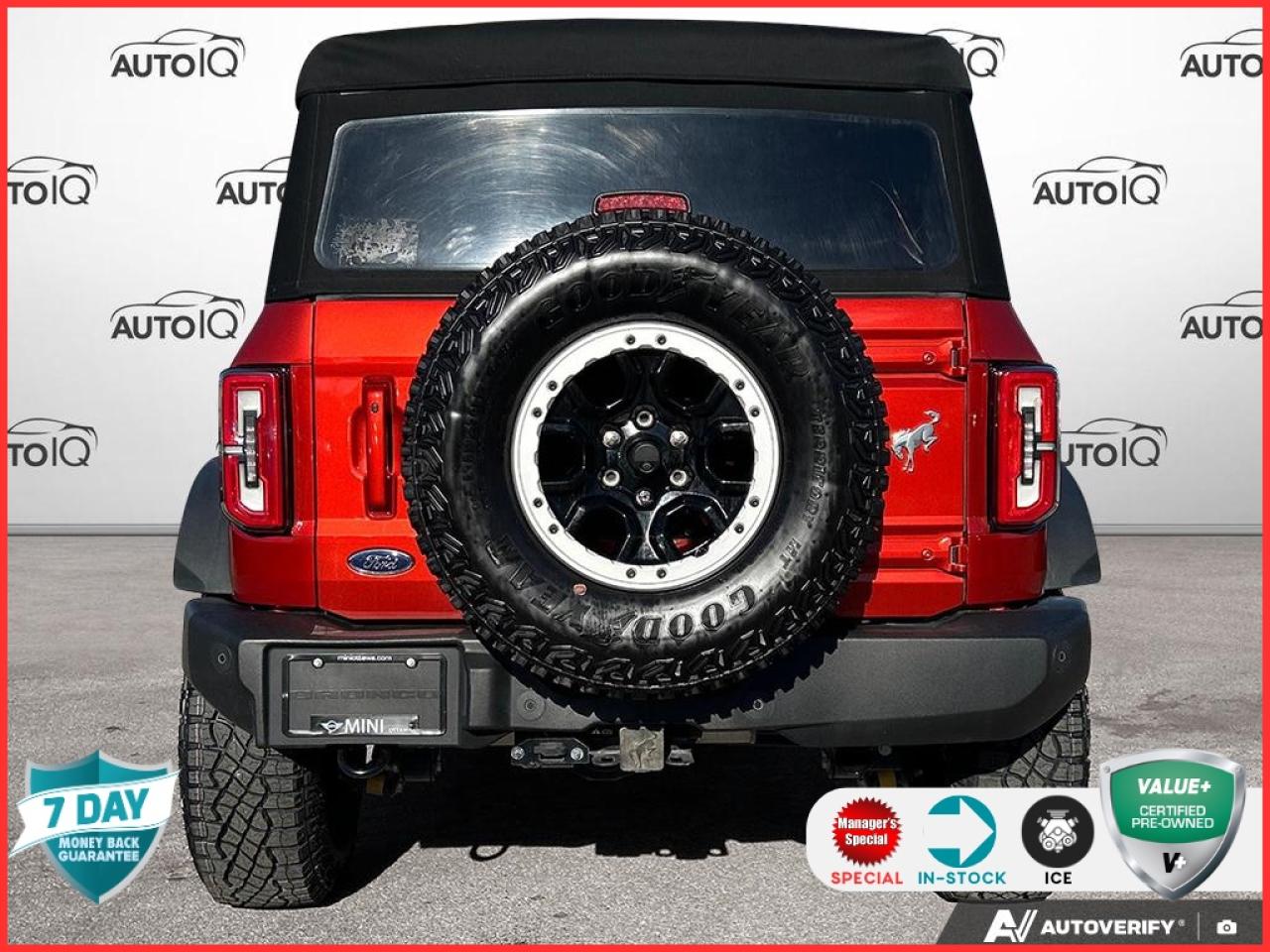 2022 Ford Bronco Wildtrak WILDTRAK SASQUATCH PACKAGE V6 CERTIFIED Photo4