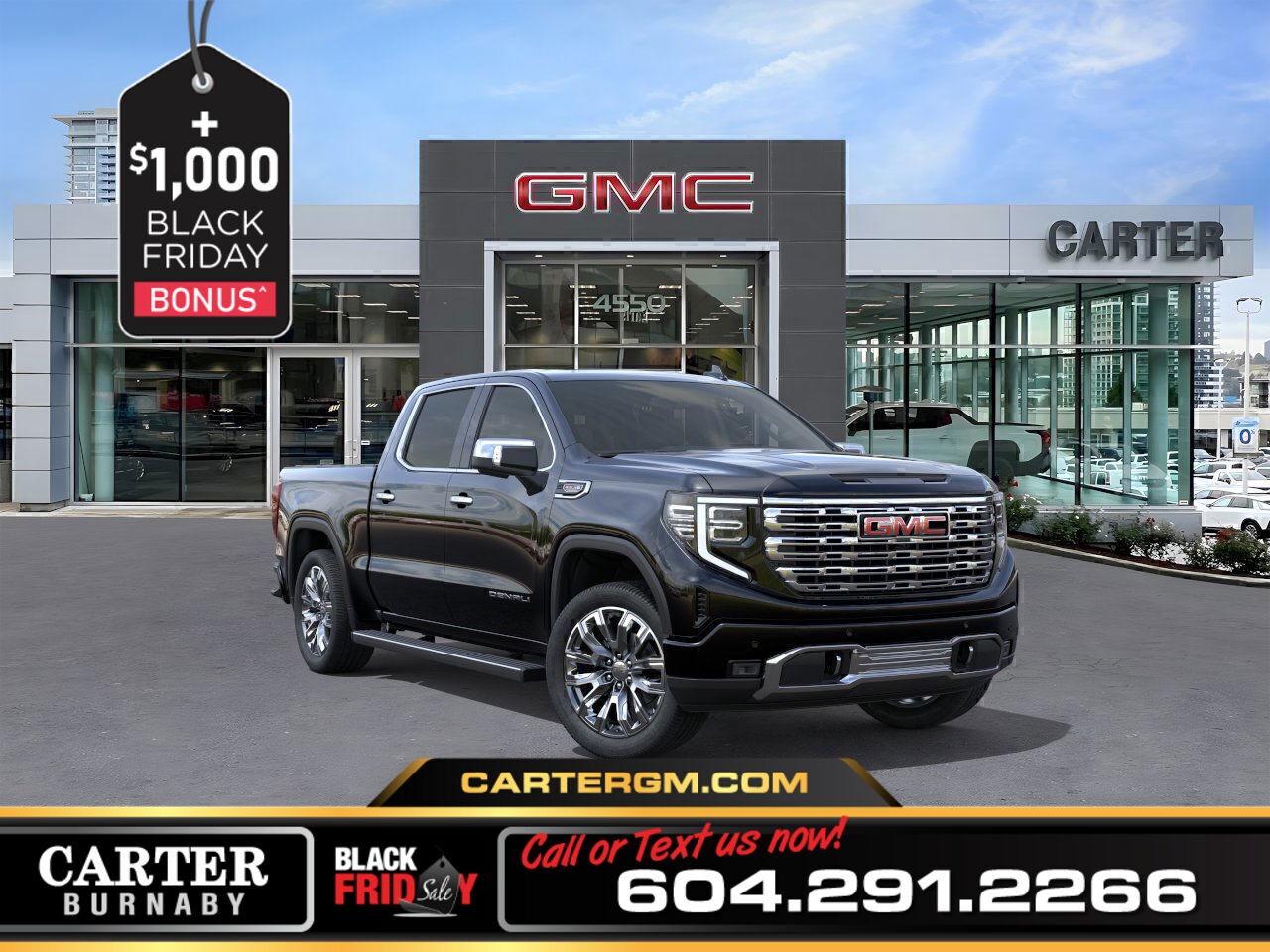 New 2026 GMC Sierra 1500 DENALI ULTIMATE 4WD | TRAILERING PKG/LEATHER SEATS for sale in Burnaby, BC