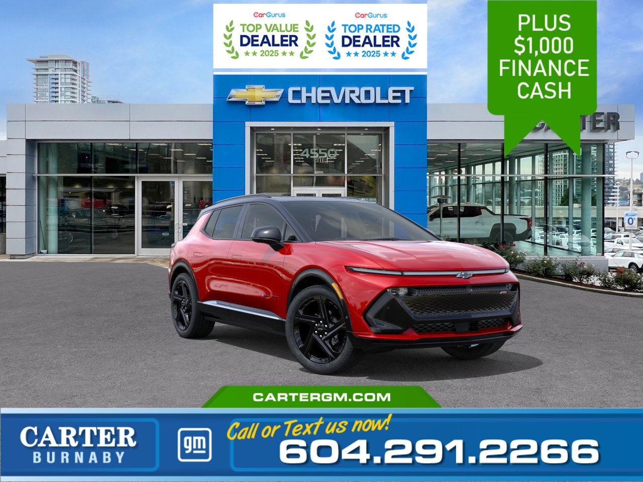 New 2025 Chevrolet Equinox EV RS FWD | Double Costco Bonus: Up to $2,400! for sale in Burnaby, BC