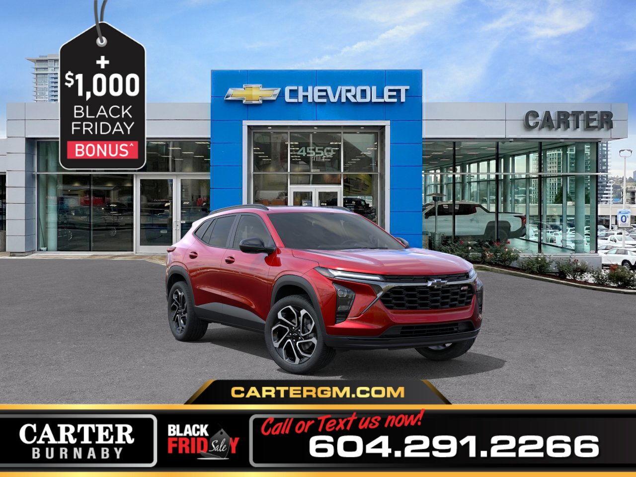 New 2026 Chevrolet Trax 2RS FWD | SUNROOF/HD REAR CAMERA/HEAT POWER SEAT for sale in Burnaby, BC