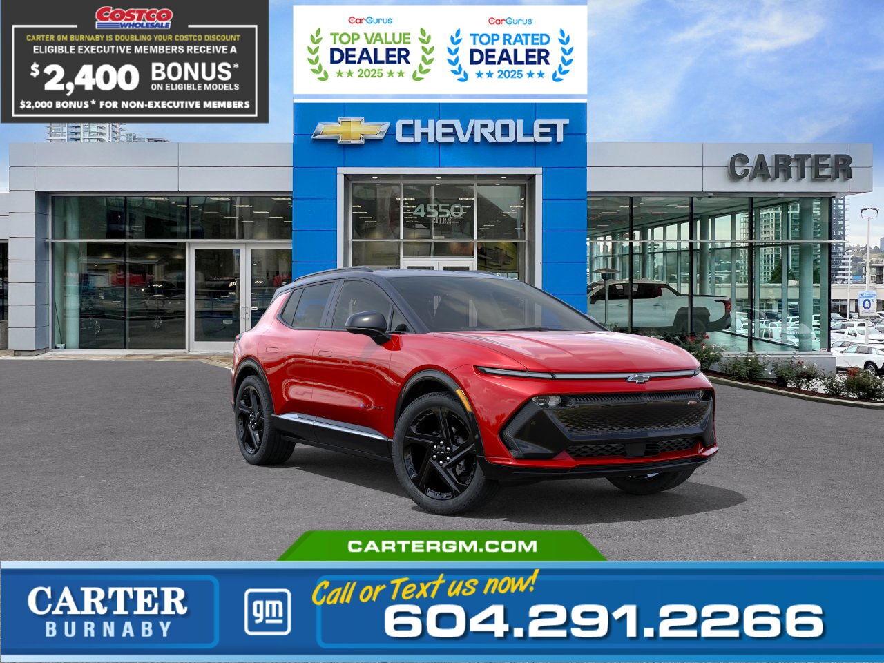 New 2026 Chevrolet Equinox EV RS FWD | Double Costco Bonus: Up to $2,400! for sale in Burnaby, BC