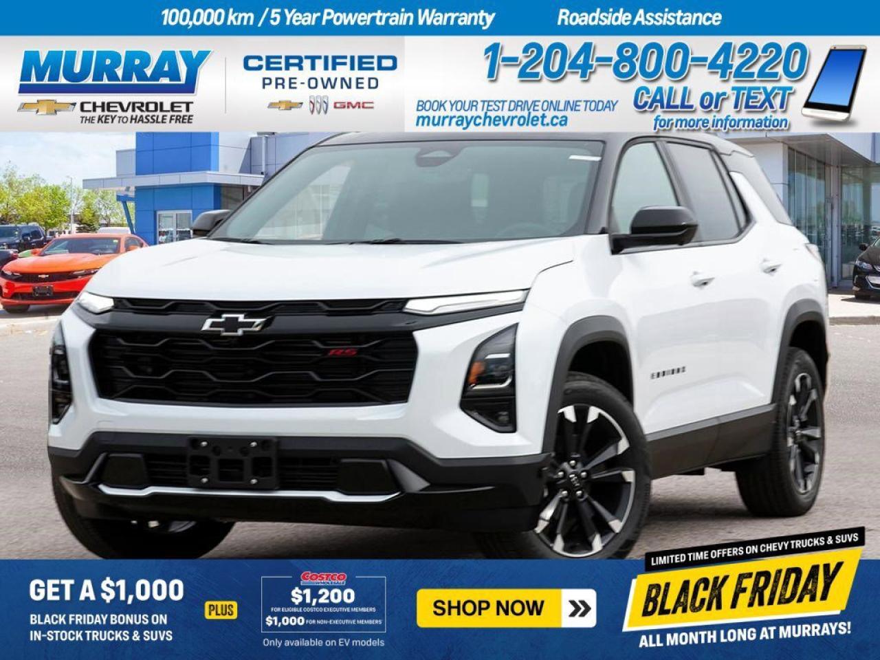 New 2026 Chevrolet Equinox AWD RS for sale in Winnipeg, MB