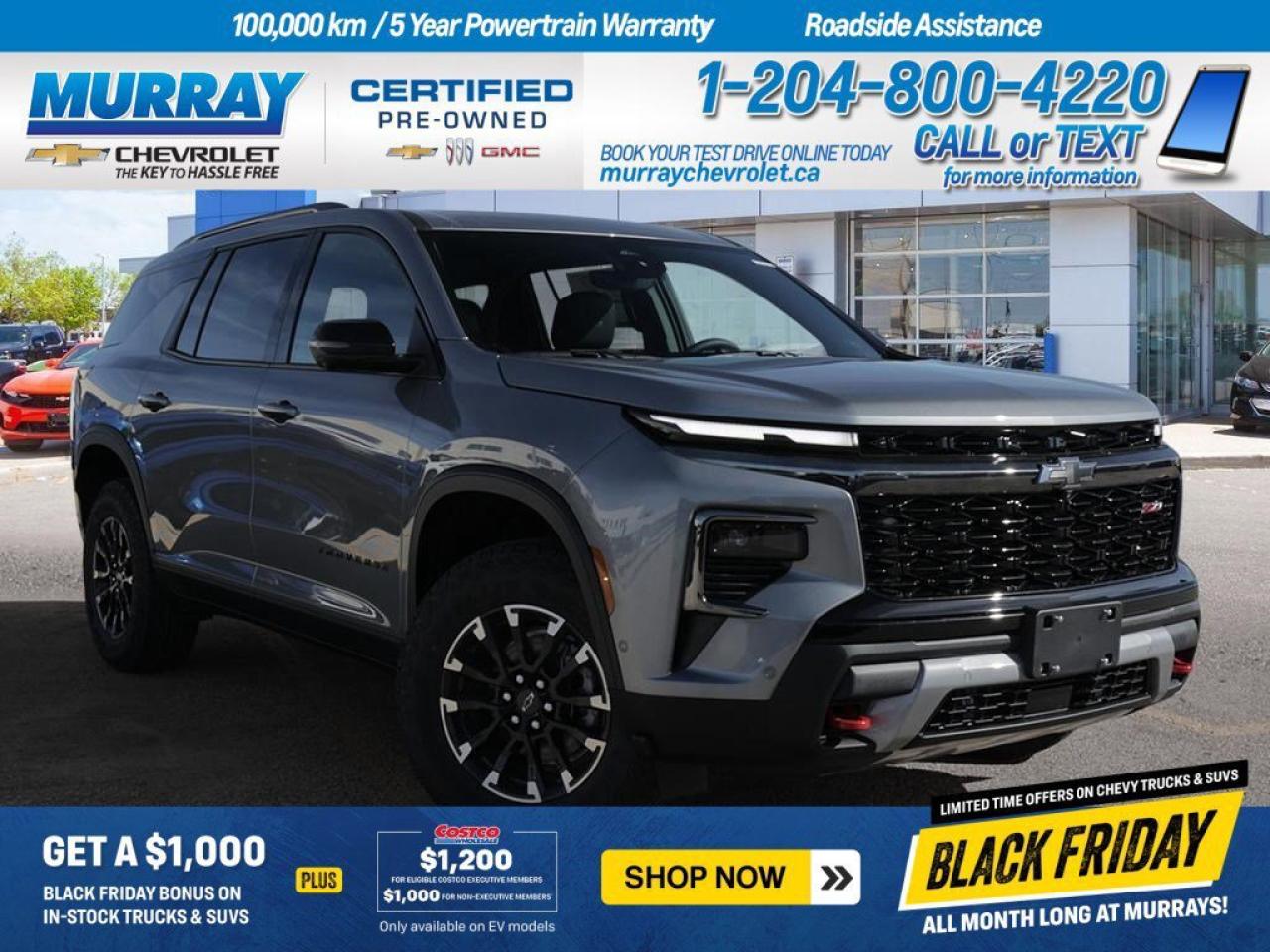 New 2026 Chevrolet Traverse Z71 for sale in Winnipeg, MB