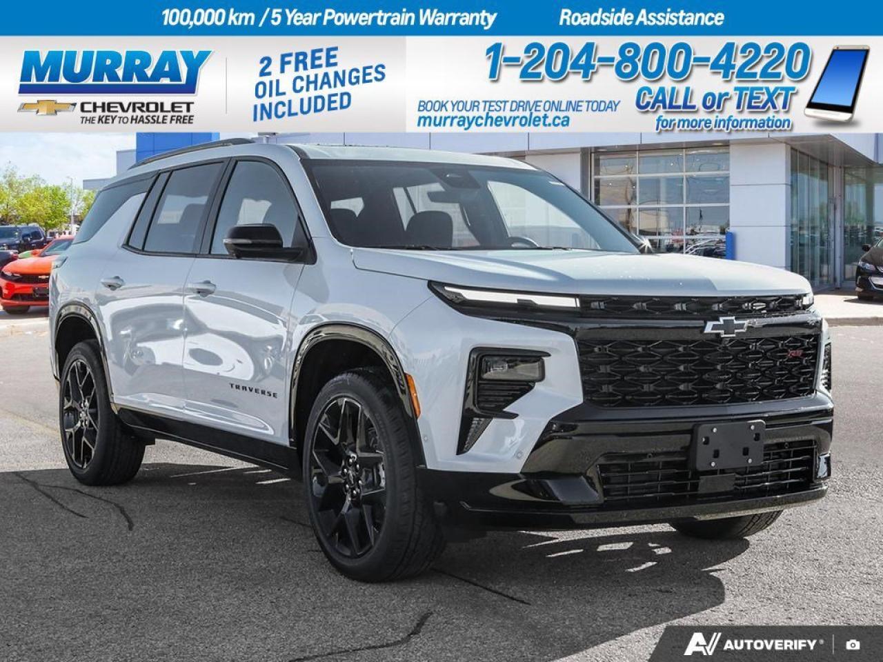New 2026 Chevrolet Traverse RS for sale in Winnipeg, MB