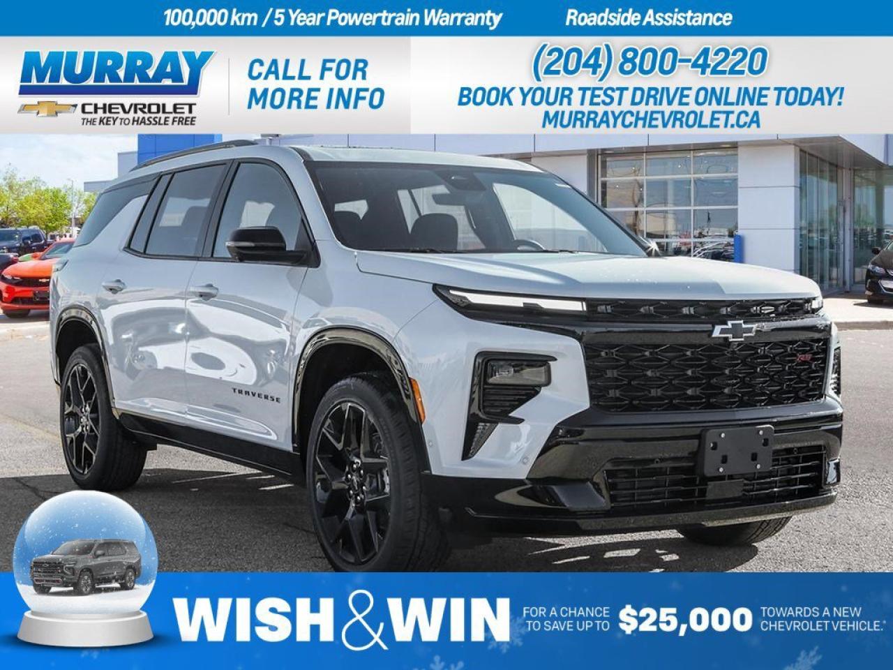 New 2026 Chevrolet Traverse RS for sale in Winnipeg, MB