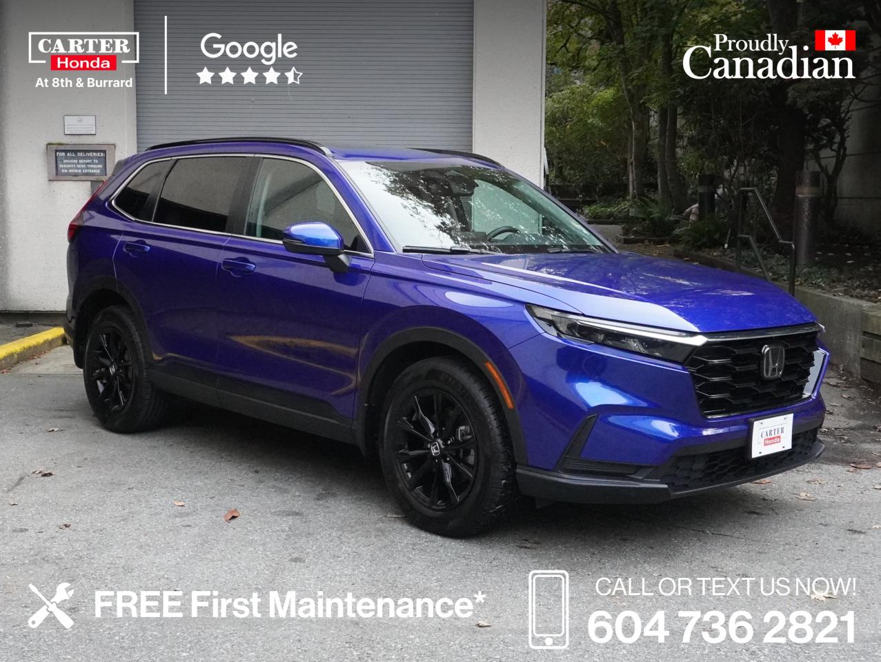 Used 2024 Honda CR-V Sport AWD no accidents, pwr tailgate, heated wheel for sale in Vancouver, BC