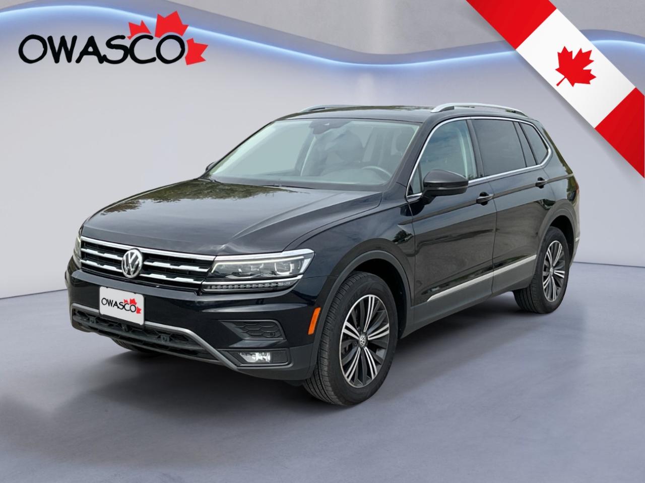 Used 2021 Volkswagen Tiguan 2.0L Highline! 3rd Row Seat! Leather! Sunroof! for sale in Whitby, ON