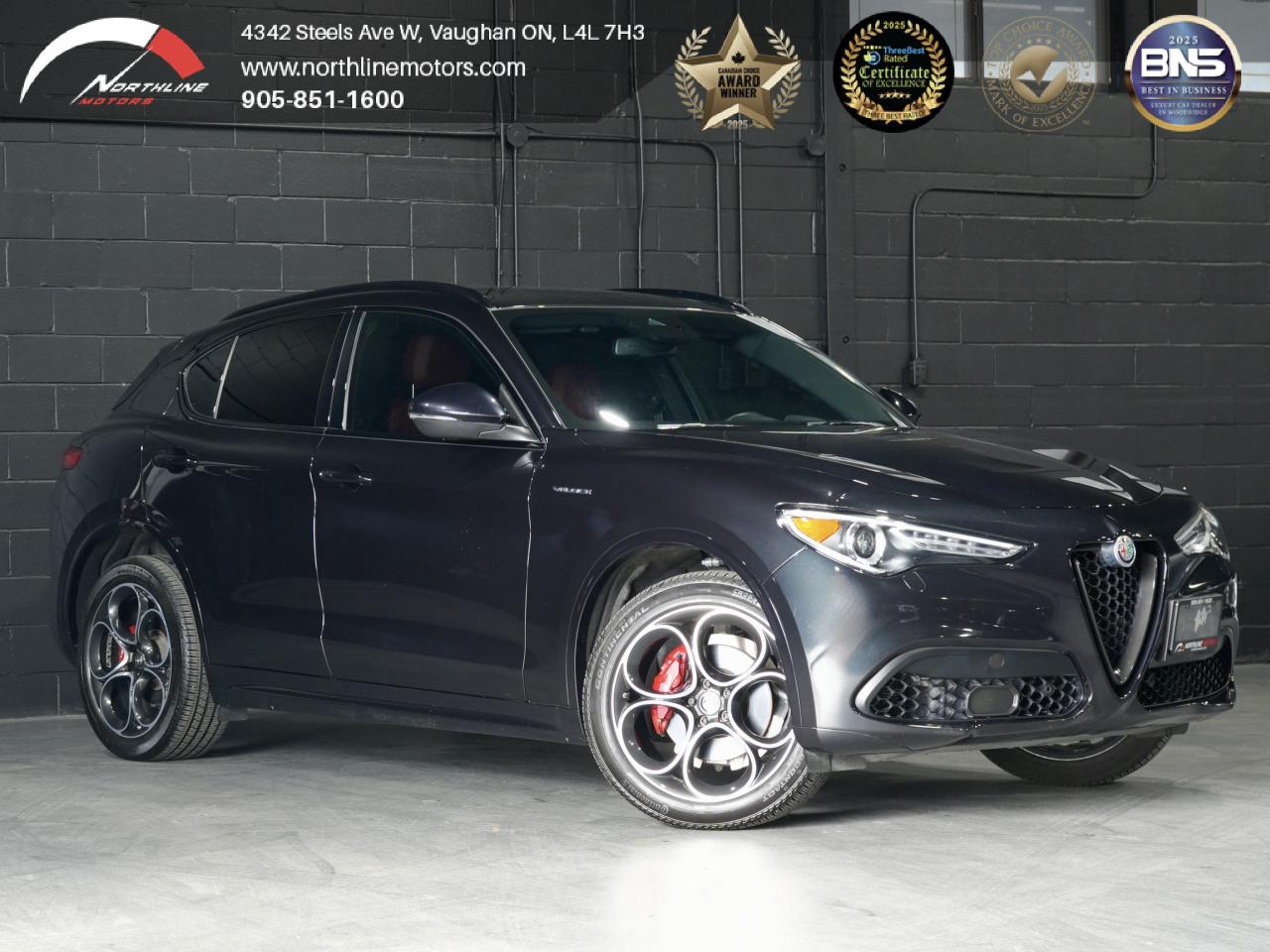 Used 2022 Alfa Romeo Stelvio Ti AWD/PANO/HARMAN K/NAV/DRIVE ASSIST/NO ACCIDENTS for sale in Vaughan, ON