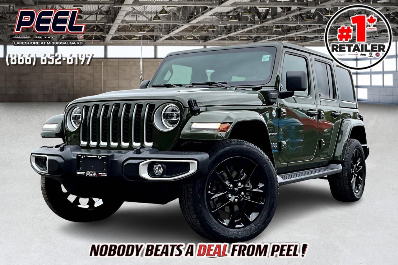 Used 2021 Jeep Wrangler 4xe Sahara PHEV | Heated Leather | Dual Top | 4X4 for sale in Mississauga, ON