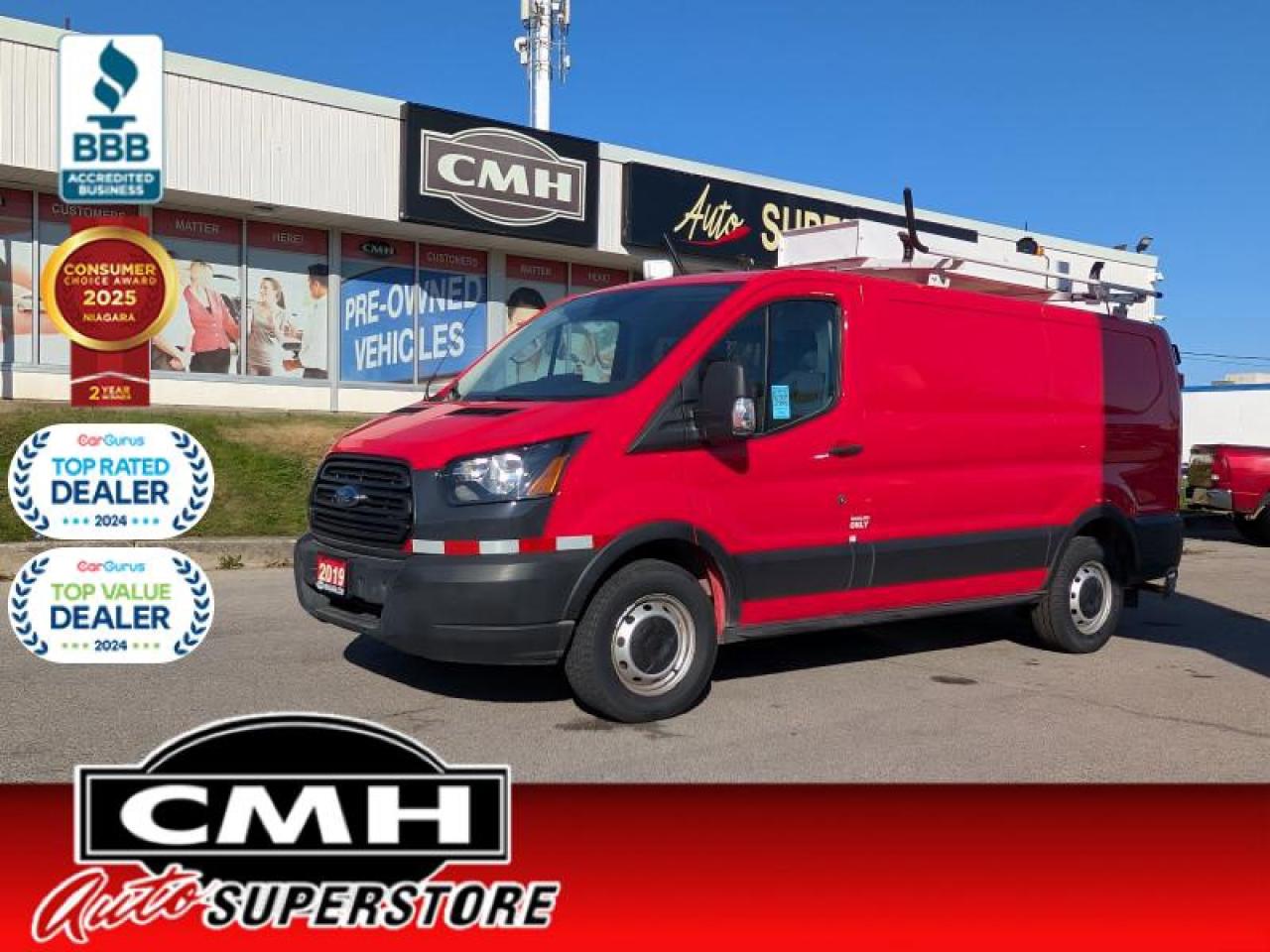 Used 2019 Ford Transit VAN Low Roof Cargo Van 130`` for sale in St. Catharines, ON