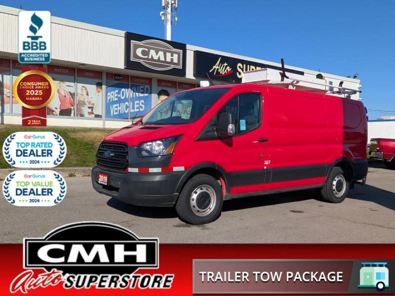 Used 2019 Ford Transit VAN Low Roof Cargo Van 130``  **29 SERV. RECS.** for sale in St. Catharines, ON