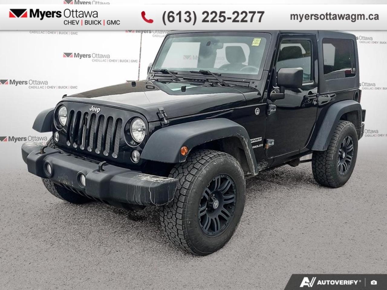 Used 2015 Jeep Wrangler Sport  SPORT, 6SPD, POWER GROUP, A/C for sale in Ottawa, ON