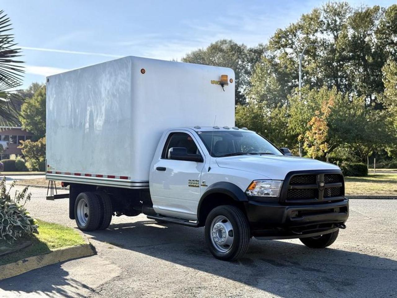 Used 2016 RAM 5500 4X4 Dually 12-Foot Cube Van – Cummins Diesel with Rear Shelving for sale in Burnaby, BC