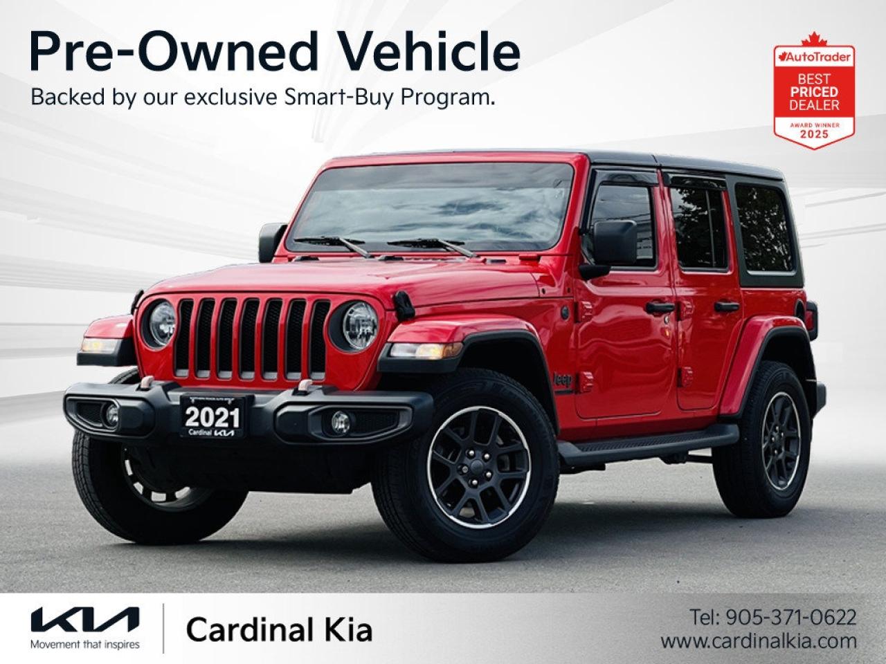 Used 2021 Jeep Wrangler Unlimited Sport 80th Anniversary for sale in Niagara Falls, ON