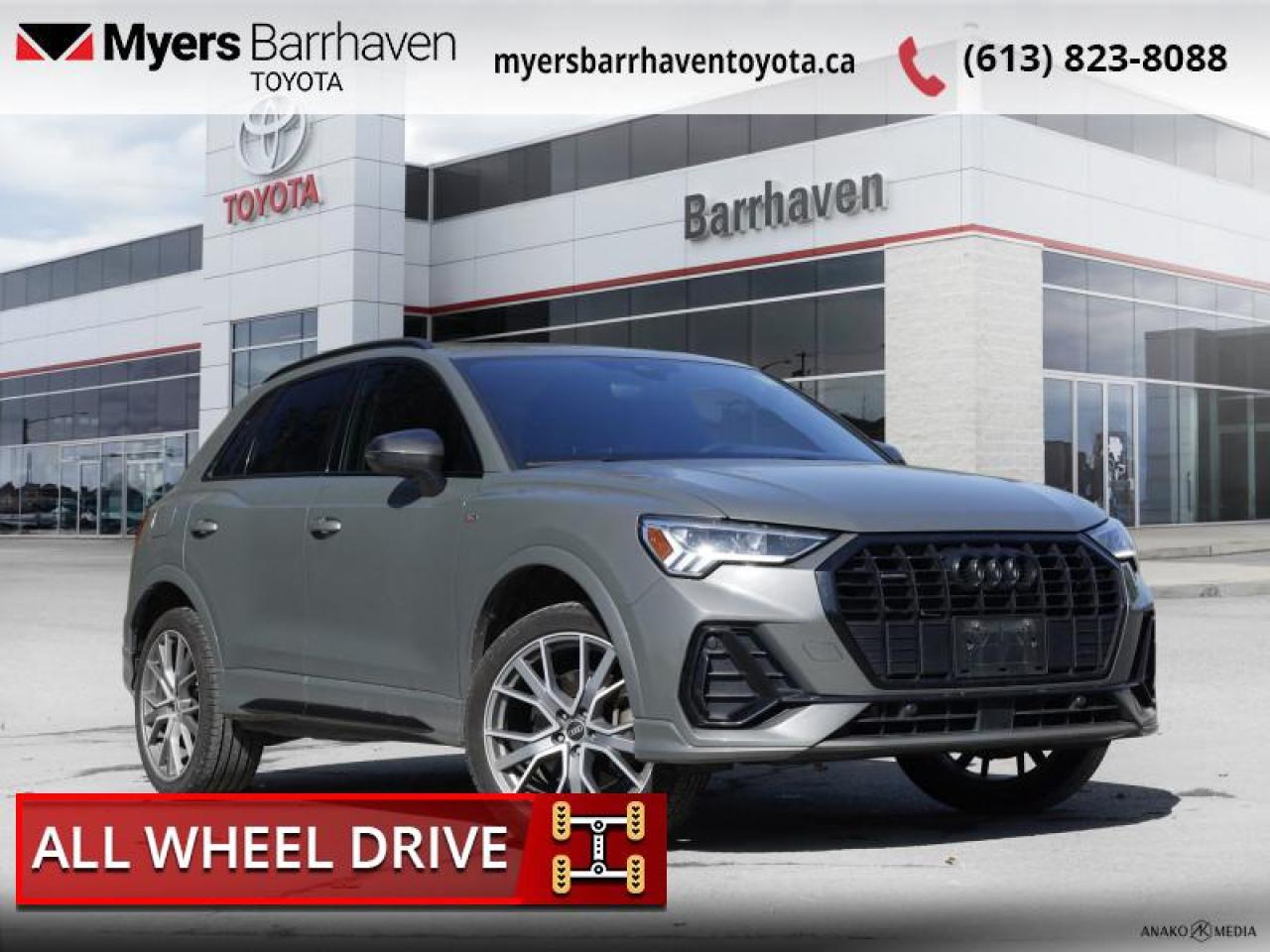 Used 2022 Audi Q3 Progressiv 45 TFSI quattro  - Leather Seats - $208 B/W for sale in Ottawa, ON