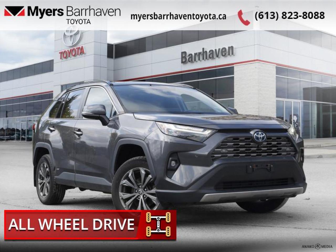 Used 2023 Toyota RAV4 Hybrid Limited  - Leather Seats - $316 B/W for sale in Ottawa, ON