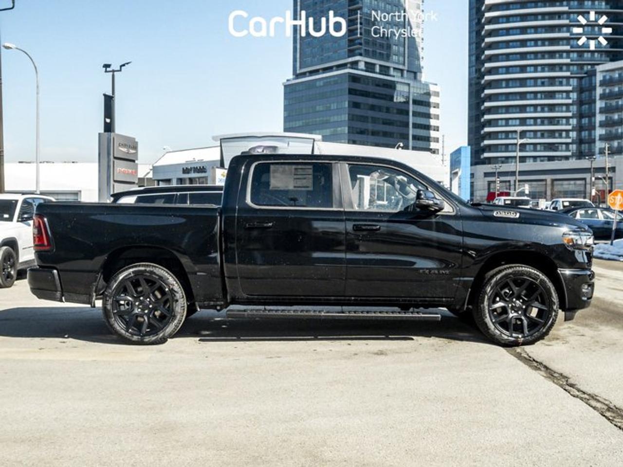 2026 RAM 1500 Sport 5'7'' Box Panoroof  12.3'' screen Tonneau Cover Side Steps 360 Camera Photo