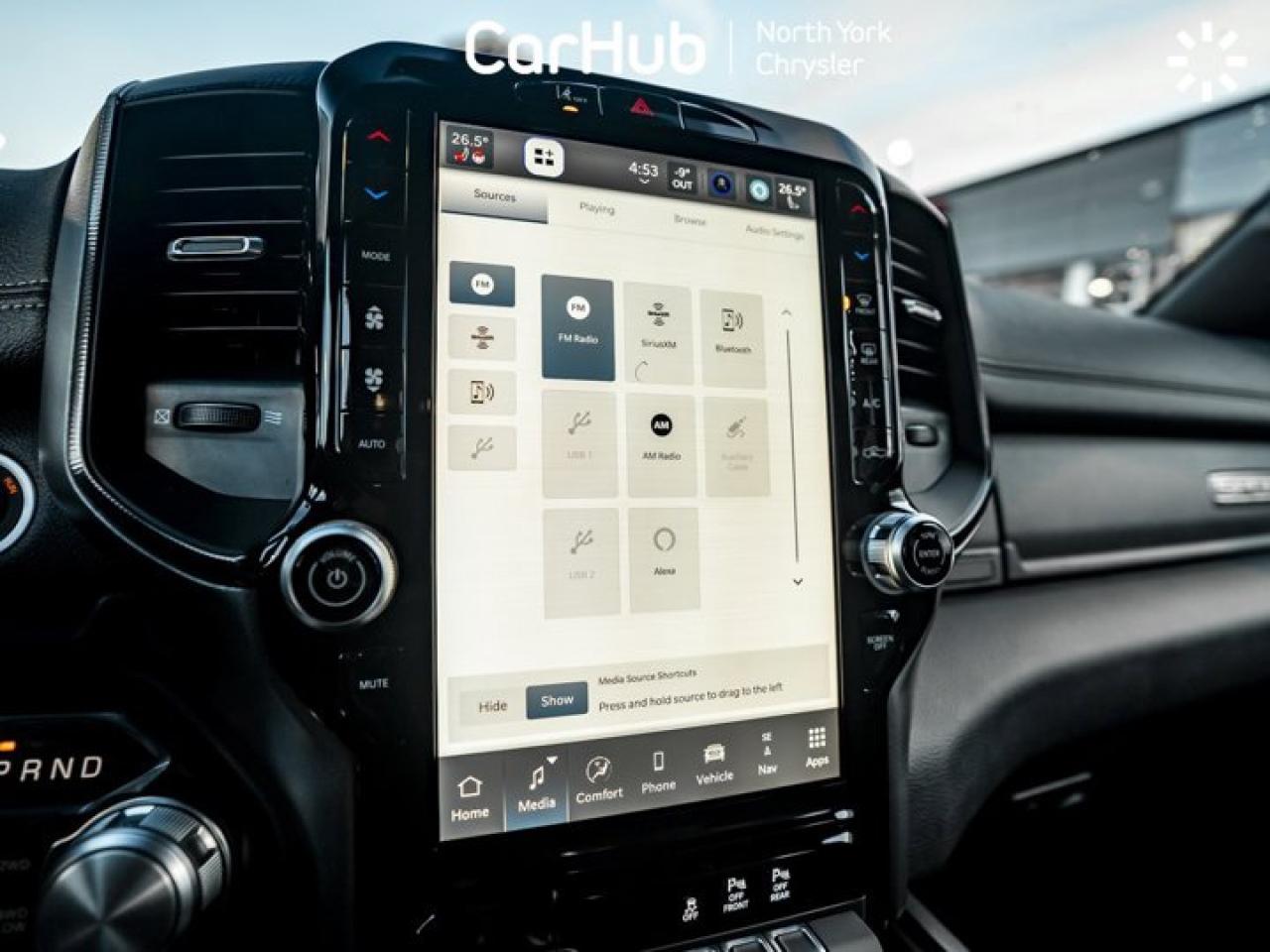 2026 RAM 1500 Sport 5'7'' Box 12'' Screen Tonneau Cover Navi 360 Camera Remote Start Photo