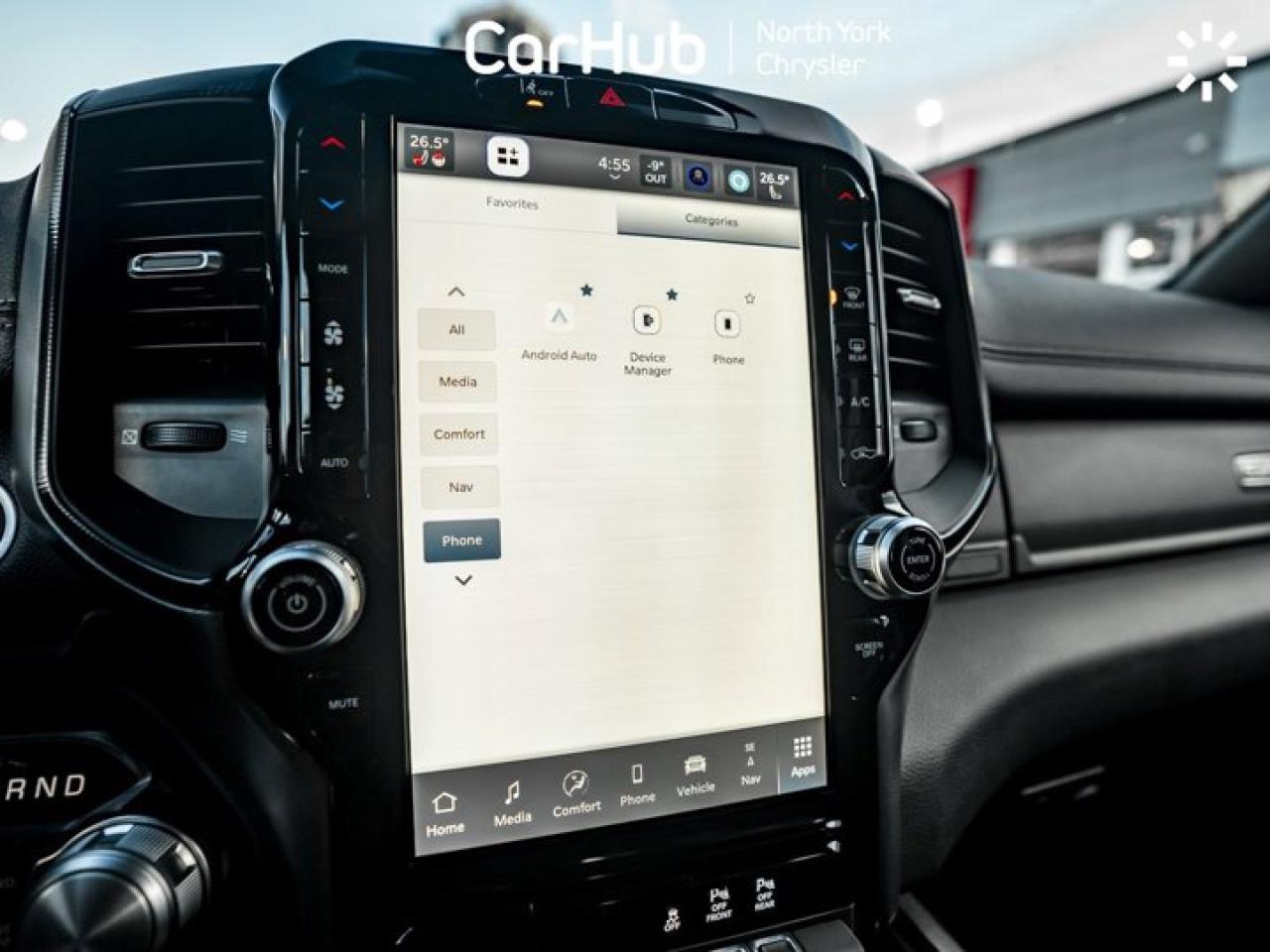 2026 RAM 1500 Sport 5'7'' Box 12'' Screen Tonneau Cover Navi 360 Camera Remote Start Photo