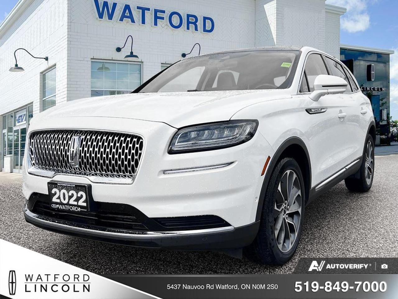 Used 2022 Lincoln Nautilus Reserve AWD for sale in Watford, ON