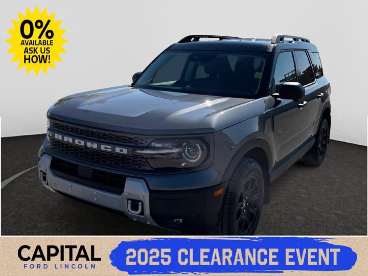 New 2025 Ford Bronco Sport BADLANDS for sale in Regina, SK