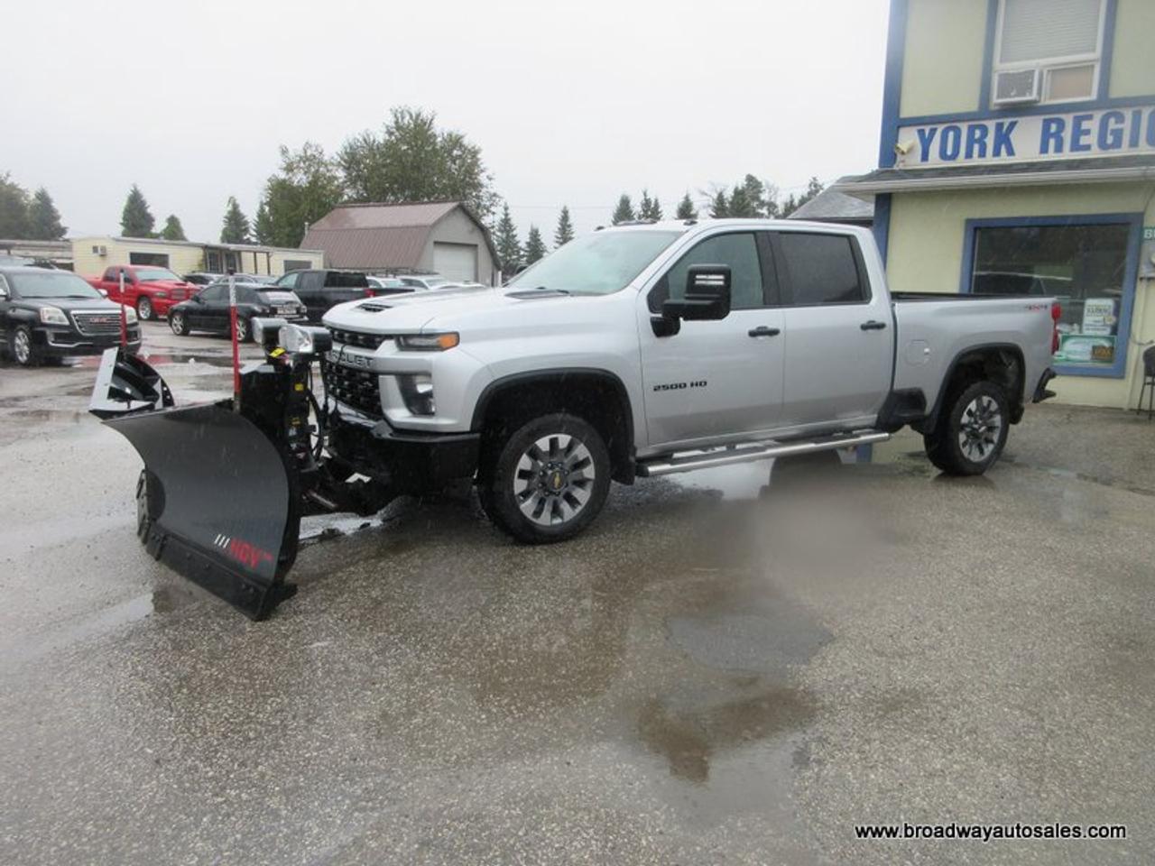 2022 Chevrolet Silverado 2500 3/4 TON CUSTOM-EDITION 6 PASSENGER 6.6L - V8.. 4X4.. CREW-CAB.. 6.6-BOX.. SNOW-EX-V-PLOW.. BACK-UP CAMERA.. BLUETOOTH SYSTEM.. KEYLESS ENTRY.. Photo2