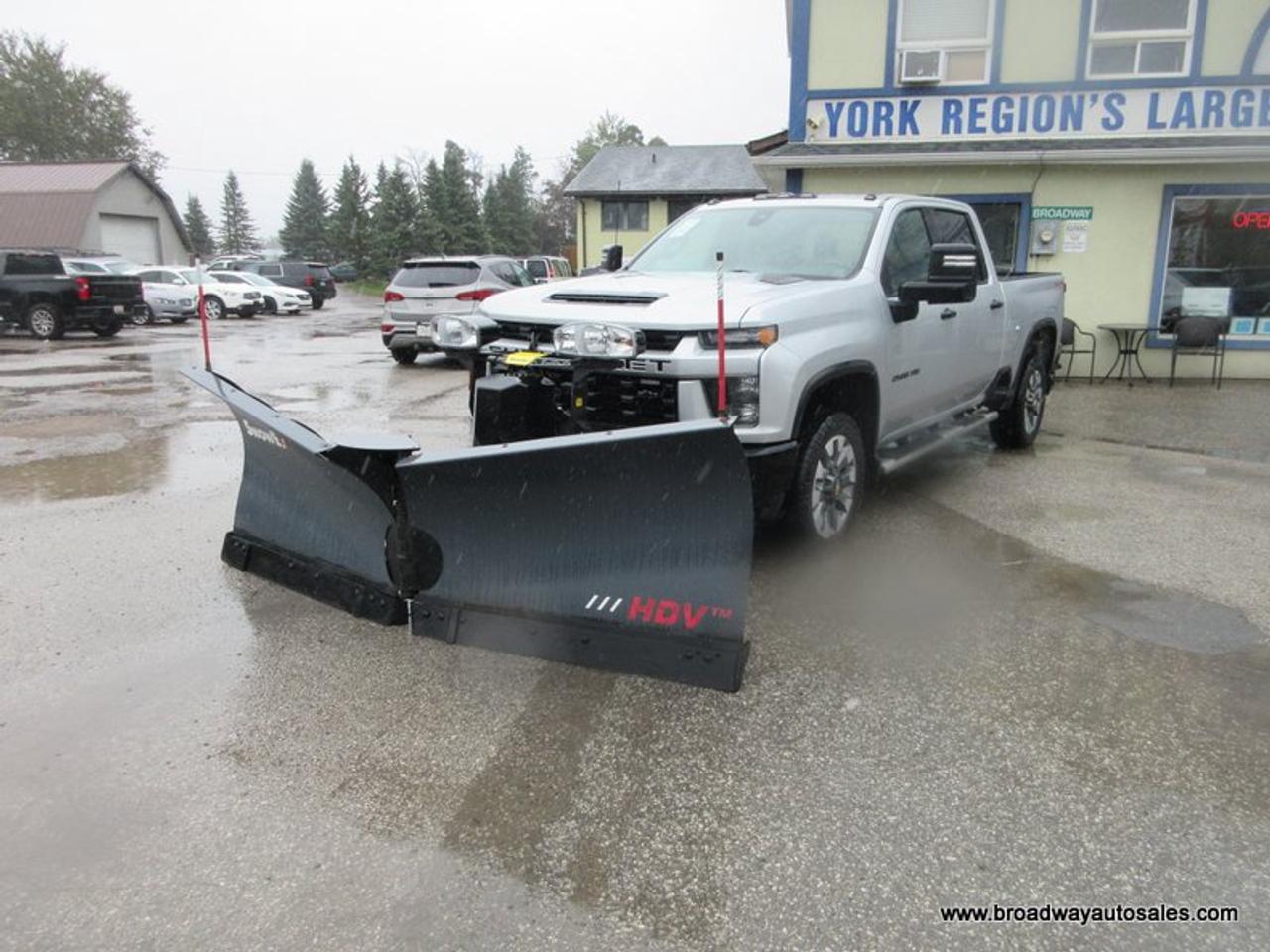 2022 Chevrolet Silverado 2500 3/4 TON CUSTOM-EDITION 6 PASSENGER 6.6L - V8.. 4X4.. CREW-CAB.. 6.6-BOX.. SNOW-EX-V-PLOW.. BACK-UP CAMERA.. BLUETOOTH SYSTEM.. KEYLESS ENTRY.. Photo