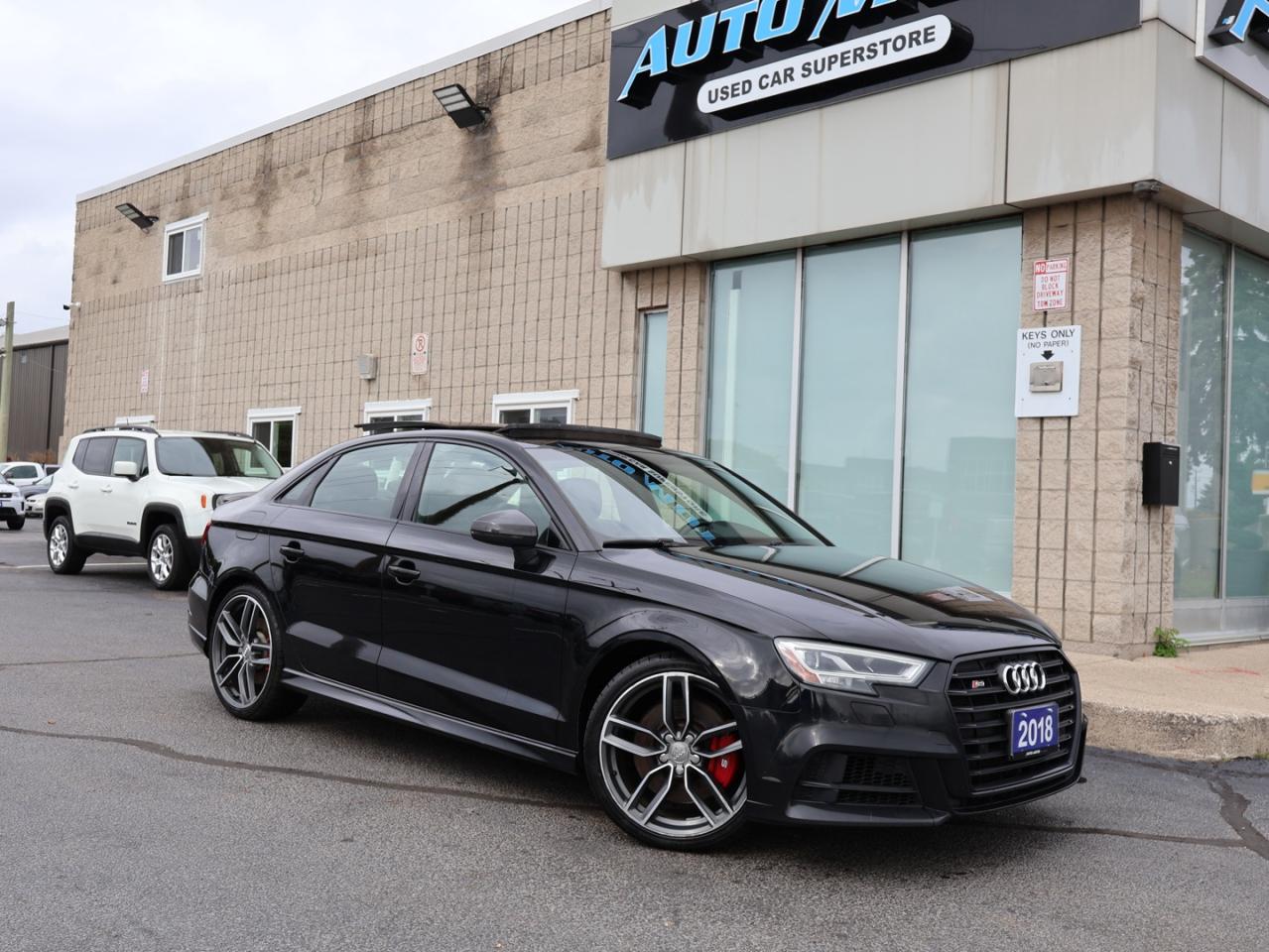 2018 Audi S3 TECH S-LINE AWD CERTIFIED *ACCIDENT FREE* NAVI CAMERA P.SENSORS SUNROOF BLUETOOTH HEATED LEATHER ALLOYS - Photo #8