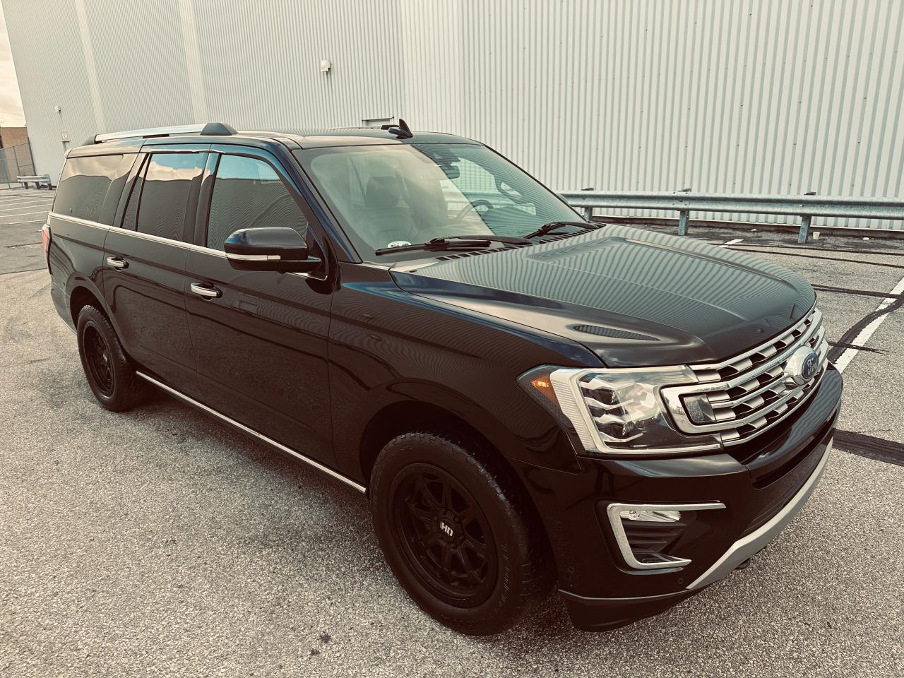 2018 Ford Expedition Limited Max Triple Black 8 Passengers Photo3