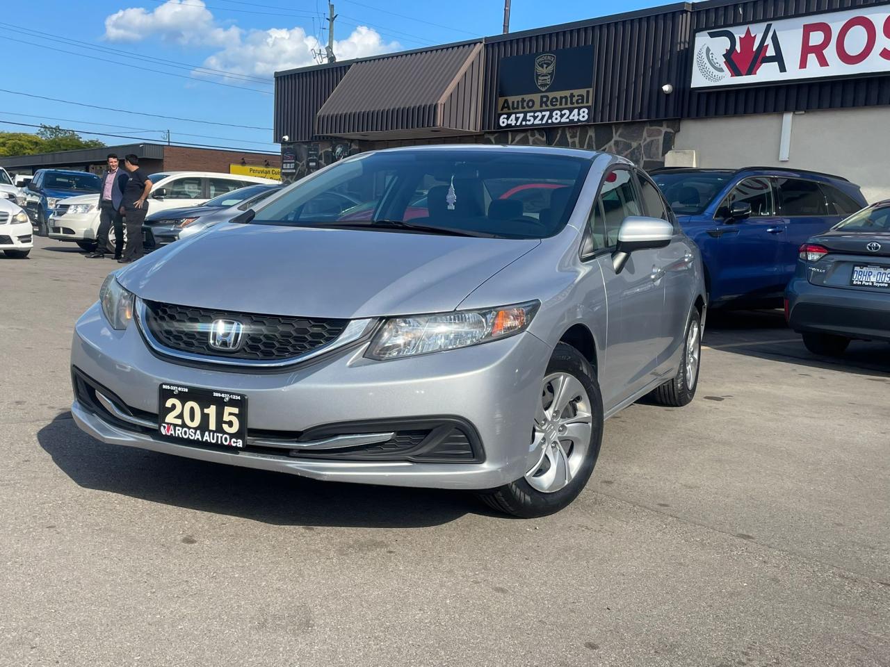 Used 2015 Honda Civic AUTO BLUETOOTH CAMERA 4 NEW TIRES SAFETY INCLUDED for sale in Oakville, ON