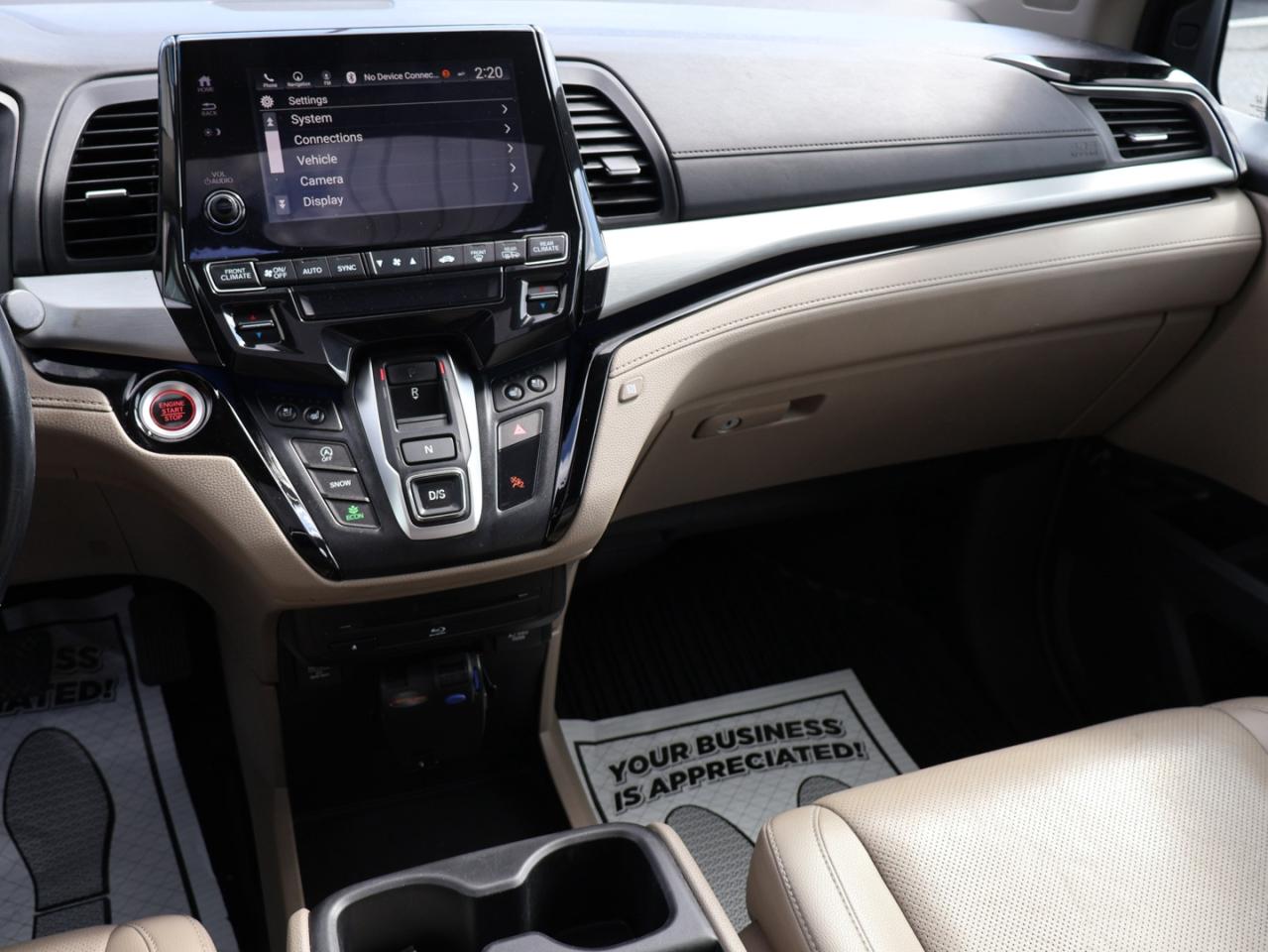 2019 Honda Odyssey TOURING CERTIFIED *ACCIDENT FREE*HONDA MAINTAIN* CAMERA DVD NAV BLUETOOTH LEATHER HEATED SEATS SUNROOF CRUISE ALLOYS - Photo #12