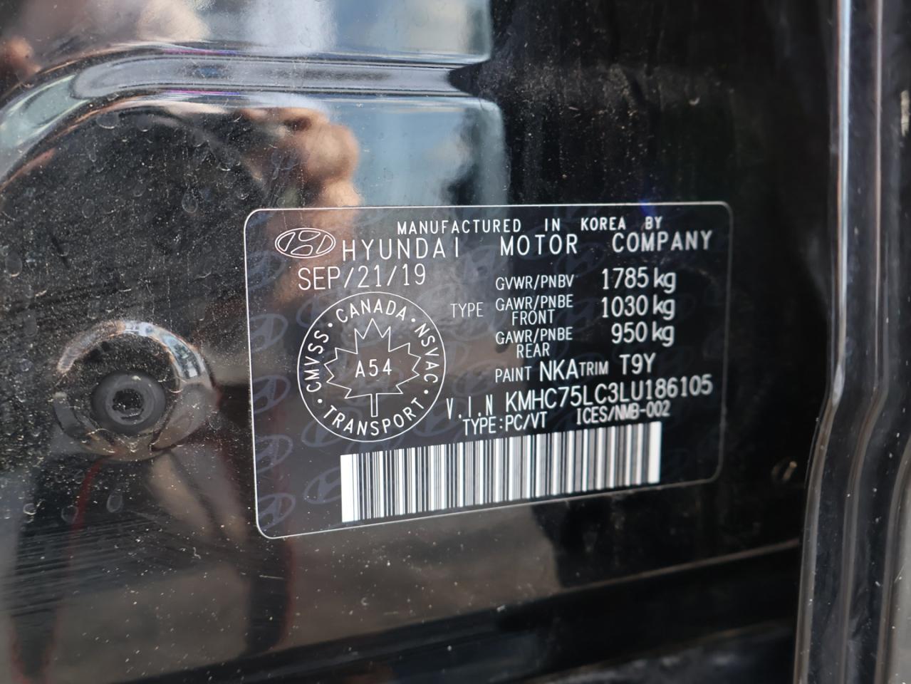2020 Hyundai Ioniq Hybrid ESSENTIAL CERTIFIED CAMERA BLUETOOTH HEATED SEATS CRUISE ALLOYS - Photo #33