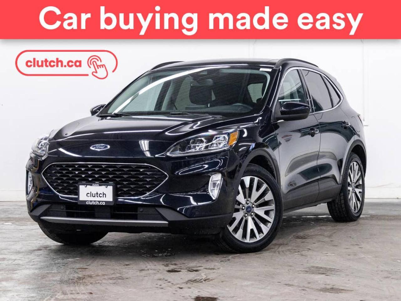 Used 2021 Ford Escape Titanium Hybrid AWD w/Apple CarPlay & Android Auto, Heated Front Seats, Backup Cam for sale in Toronto, ON
