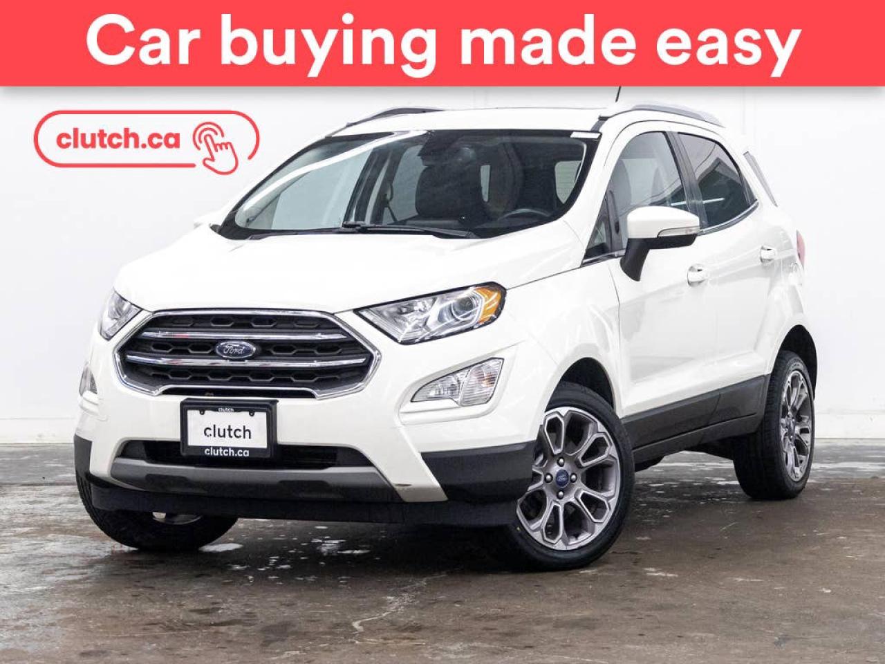 Used 2020 Ford EcoSport Titanium 4WD w/ Front Heated Seats, Rearview Cam, Climate Control for sale in Toronto, ON